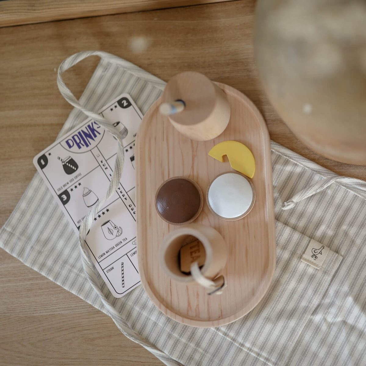 Wooden Play Café Set for Kids