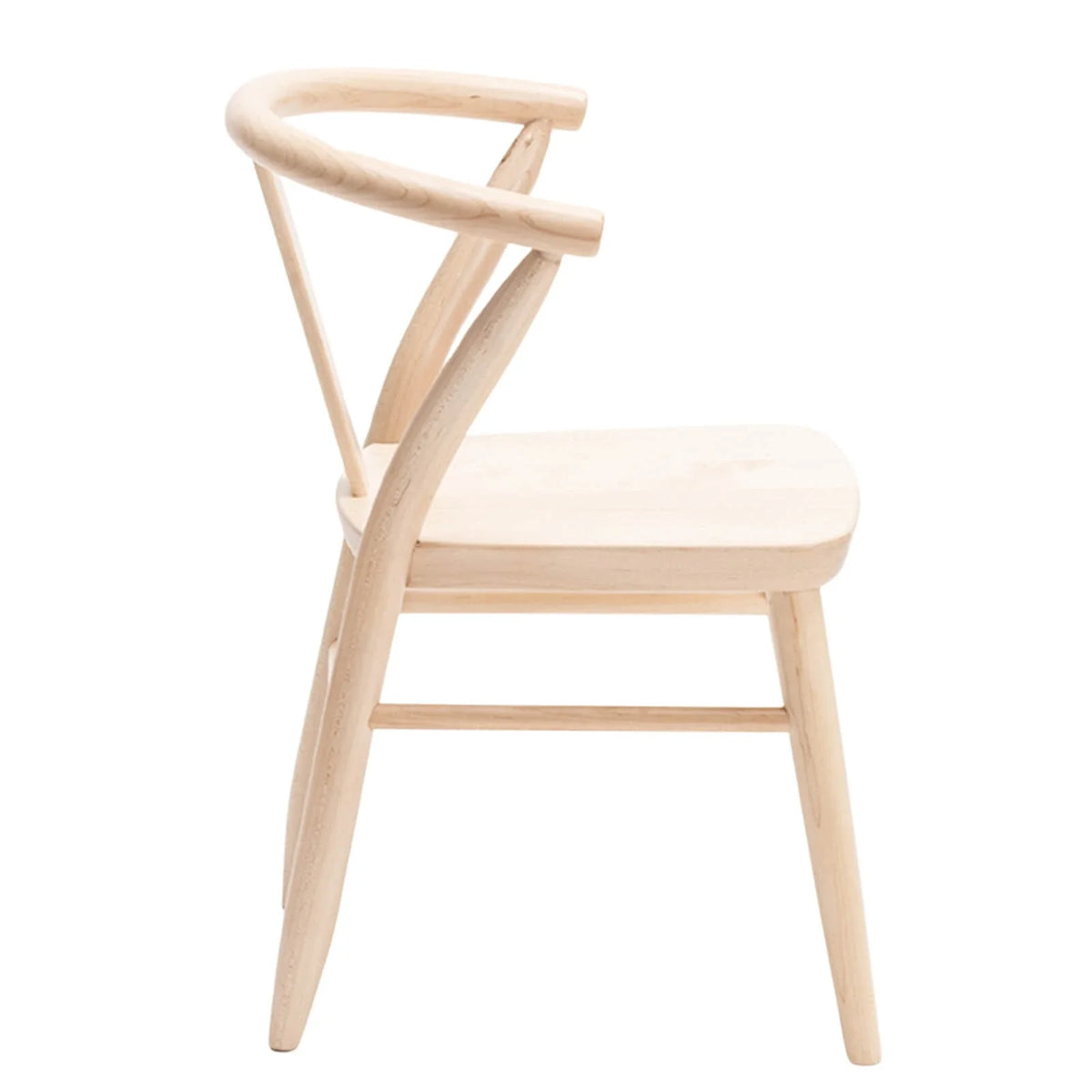 Crescent Solid Wood Play Chairs for Kids, Set of 2